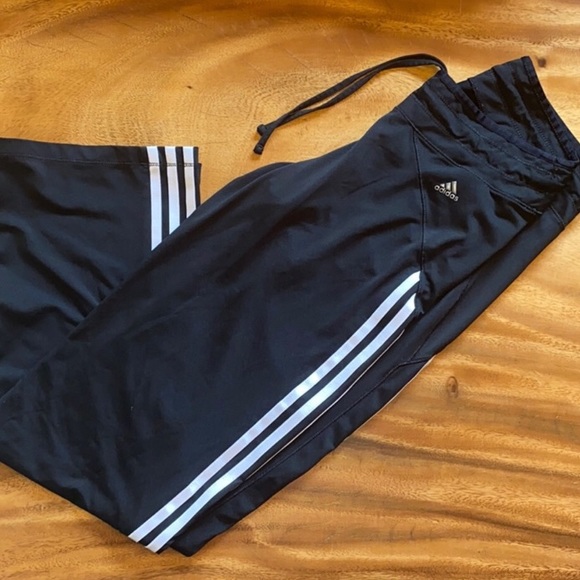 Adidas Climalite Yoga Pants Gymwear Softshell - Picture 2 of 6